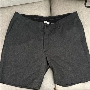 Under Armour Men's Charcoal Flat Front Shorts